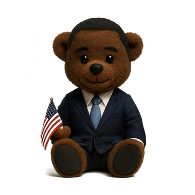 Prez Bear ~ Inspired by Barack Obama